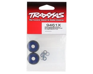 Traxxas TRA9461X Bandit/Rustler/Stampede 2WD Aluminum Wheelie Bar Wheels (Blue) - Picture 1 of 2