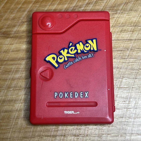 Vintage Pokemon POKEDEX Handheld Toy Tiger Electronics Tested Working 1998 Cover