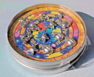 Alfileres de empuje Mariposas Ladybugs Abejas Tono Plateado, Juego de 12 ¡NUEVO EN PAQUETE ENVÍO GRATUITO! - Imagen 1 de 5