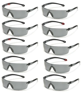 10 Paar/Pack Box Gateway Starlite quadratisch rauch/grau Schutzbrille Sonne Z87+ - Bild 1 von 5
