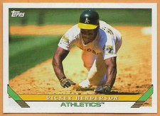2019 Topps Archvies Rickey Henderson #227 Oakland Athletics