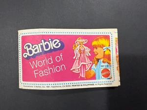 Folleto "World of Fashion" 1981 de Barbie - Imagen 1 de 3