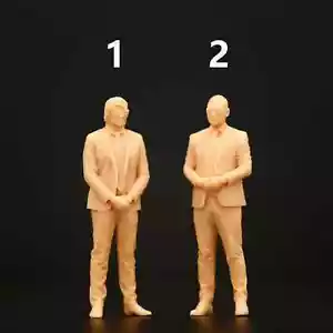 1:64 1:43 Men's Bodyguard Miniature Figure Model Scene Props For Cars Vehicles - Picture 1 of 7