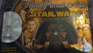 Star Wars Saga Edition Trivia Pursuit DVD Board Game 2005 Hasbro Complete Set - Picture 1 of 6