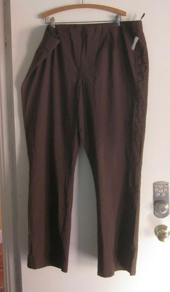 Pantalón Chalou Mujer Talla Grande 26 Marrón Oscuro Foto 1 de 4