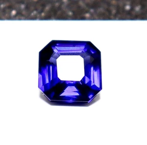 Tanzanita azul brillante natural rara certificada 8-10 quilates suelta AAA+ piedras preciosas - Imagen 1 de 5