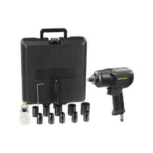 Ryobi Airwave ½” Impact Wrench 17 Piece Kit Workshop Power Tools Equipment - Picture 1 of 1