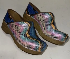 Dansko Professional Women's Clogs, Mermaid Metallic, Women’s US 7 EU 38 - Picture 1 of 6