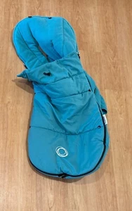 Bugaboo Universal Footmuff Blue/Teal -Warm Winter Pram Insert. Fits All Bugaboo - Picture 1 of 2