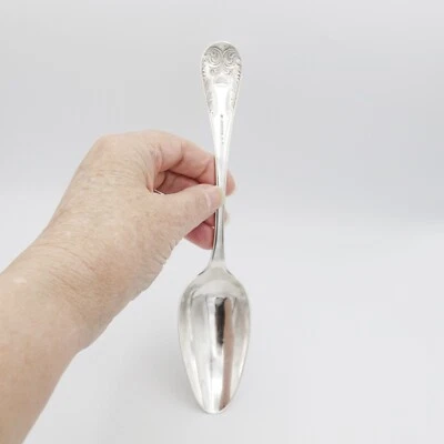 Raro Antiguo Suecia Plata Gabriel Thulin 1860 Sello Francés Lilly Patrón Foto 1 de 4