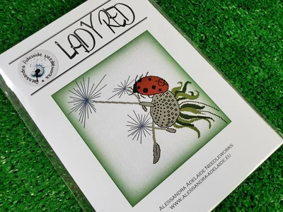 Lady Red - Cross Stitch Pattern by Alessandra Adelaide Needleworks - Image 1 of 4