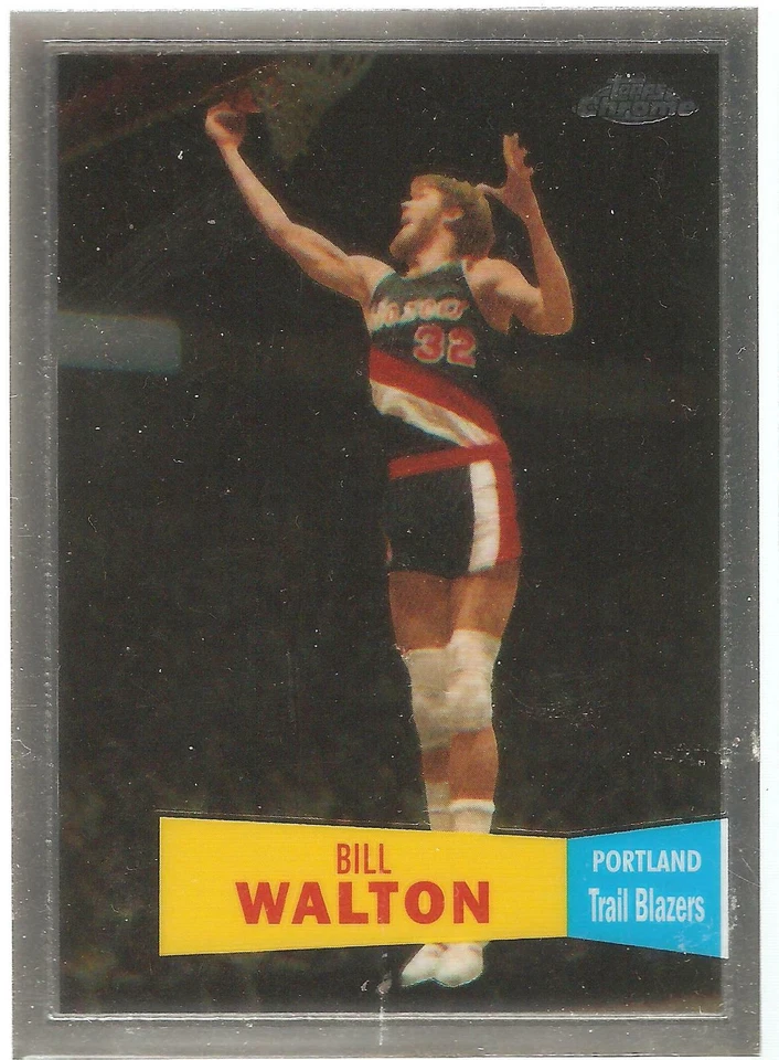 Bill Walton Topps Chrome 07-08 #89 57-58 Variation Portland Trail Blazers - Image 1 of 1
