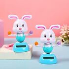 Car Solar Dancing Rabbit,Bobblehead Dancing Toys for Window Desk Home Party Gift