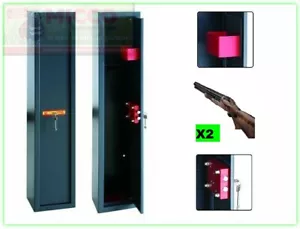 Kleiderschrank Für Gewehre Tür 2 Setzt Gepanzert Gewehrhalter Mit Tür - Bild 1 von 3
