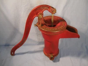 Antique Cast Iron Nelson Bros. Hand Water Pump - Picture 1 of 13