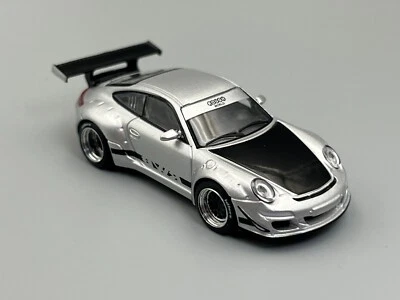 Porsche 911 Silver RWB Widebody 997 Porsche 911 Poprace - Image 1 of 4