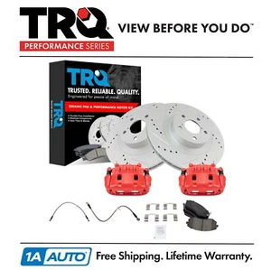 TRQ Front Brake Pad & Rotor Kit For 03-08 Subaru Baja Forester 02-05 Outback - Picture 1 of 10