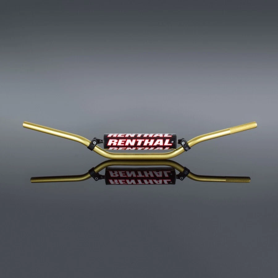 Renthal 7/8" 22mm 971 RC Motocross Enduro MX Braced Handlebars Gold 971-08-GO-01 - Image 1 of 4