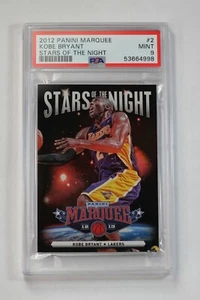 2012-13 Panini Marquee Stars of the Night KOBE BRYANT #2 PSA 9 Mint POP 11 - Picture 1 of 2