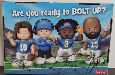 Little People Collector Signed Los Angeles Chargers, Herbert, Allen, James,  — 第 1/2 张图片