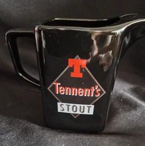 Vintage Tennent's Stout Pub Water Jug - Approx 6 ins Tall - Rare - Picture 1 of 5