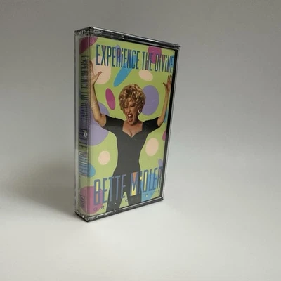 Bette Midler - Experience The Divine Greatest Hits Cassette Tape (1993) SEALED - Image 1 of 4