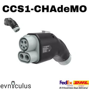 Adapter CCS1 to CHAdeMO for Nissan Leaf Kia Soul EV eNV200 DC Converter 200A - Photo 1 sur 6