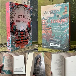 RARE Uncorrected Proof of FATHOMFOLK By Eliza Chan ARC Rare PB - Picture 1 of 22