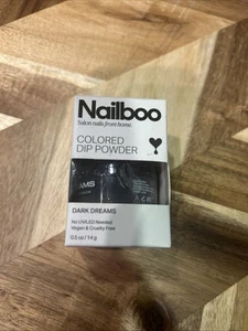 Nail PowderDip Dark Dreams Black Nail Polish Powder New Sealed 0.5 Oz. - Picture 1 of 5
