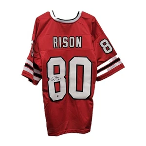 Andre Rison Atlanta Falcons CUSTOM Signed Jersey Beckett Certification Size XL - Bild 1 von 7