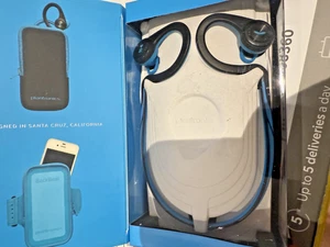 Plantronics Backbeat Fit Bluetooth Headphones RRP £99 Inc Running Phone pouch - Picture 1 of 14