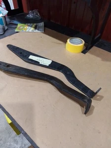 1963 CORVETTE FRONT BUMPER BRACKETS THICK REAL PAIR - Picture 1 of 5