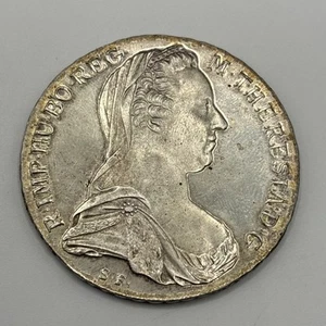 1780 S.F. Austria Hungary Italy Venice 1 Thaler Silver Coin M. Theresia - Picture 1 of 6