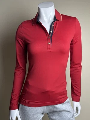 $139 GOLFINO женская рубашка для гольфа красный размер 4.  (B.189) - Изображение 1 из 4