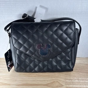 Disney Mickey Mouse Quilted Purse Shoulder Bag New With Tags Disneyana Collector - Picture 1 of 10