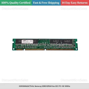 KMM366S424CTS-GL Samsung 32MB SDRAM Non ECC PC-100 100Mhz - Picture 1 of 1