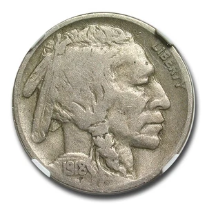 1918-D Buffalo Nickel VF-20 NGC - Picture 1 of 2