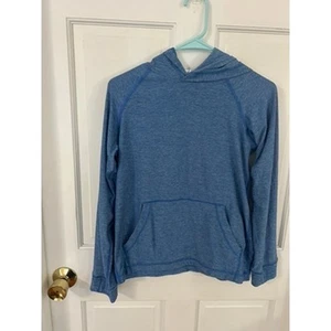 Hanna Andersson Boys Blue Light Weight Hoodie Size 12  - Picture 1 of 5