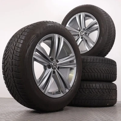 Winterräder 19Zoll VW Touareg CR Original Felgen Sebring grau Winterreifen DOT20 - Bild 1 von 4