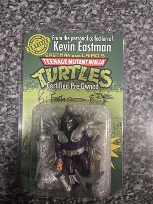 Super Shredder Action Figure Signed Kevin Eastman Personal Collection  - Image 1 of 2