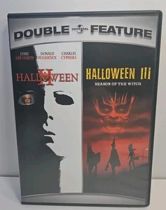 Halloween II / Halloween III: Season of the Witch (DVD, 2-Disc) Jamie Lee Curtis - Foto 1 di 8
