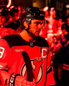 Nico Hischier Tunnel Portrait New Jersey Devils 8x10 NHL Hockey Photo - Picture 1 of 1