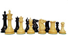 1849 Jacques Reproduction Staunton Chess Pieces Only set - Weighted Ebony