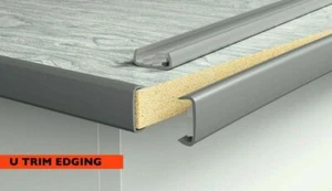 10 x U-UMRANDUNG FÜR 16 mm MÖBELPLATTE flexible Umleimer je 2,4 m Länge - Bild 1 von 5