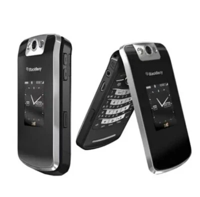 Celular flip original BlackBerry Pearl 8220 desbloqueado 2G GSM 850/900/1800/1900 - Imagem 1 de 3