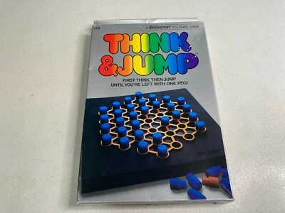 Think and Jump Pressman Solitaire Game 1984 Complete VTG Vintage Brain Teaser - Image 1 of 4