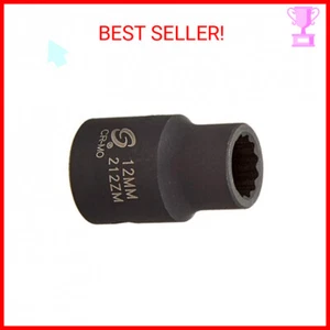 SUNEX TOOLS 212zm 1/2-Inch Drive 12-mm 12-Point Impact Socket - Picture 1 of 2