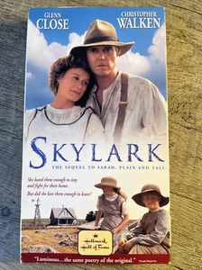 Sarah, Plain and Tall 2 - Skylark (VHS, 1993) G, Glenn Close, Christopher Walken - Picture 1 of 3