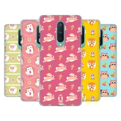 HEAD CASE DESIGNS CUTIE ANIMAL PATTERNS HARD BACK CASE FOR ONEPLUS ASUS AMAZON - Image 1 of 4
