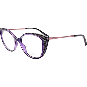 Swarovski SK5362 Womens Plastic Eyeglass Frame 081 Shiny Violet 53-17 - Picture 1 of 5